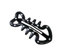Pasador decorativo de espina de pescado Accesorio para cabello con sujeción por resorte Detalle punteado para mechones sueltos Actualización diaria Linda pieza de peinado Pasador de espina de