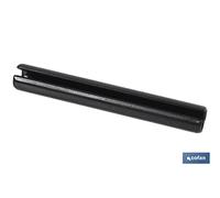 Pasador elástico - DIN-1481, D-12x70, caja de 50 unidades, fabricado en acero, ideal para sujeciones seguras y duraderas en aplicaciones eléctricas.