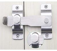 Pasador grande Pasador de servicio pesado Cierre de la puerta Cierre de la barra Cierre de seguridad Puerta corredera Sitio de la cerradura, con tornillo fijo, Acero inoxidable Acabado cepillado