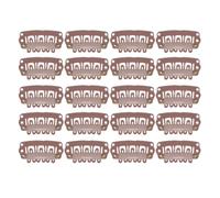 Pasador multiusos en forma de U con seis dientes para fijar el cabello, herramienta de peinado rápido, antideslizante, juego de 20 unidades