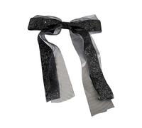 Pasador para el pelo con lazo negro, joyería para el pelo, elegante adorno para el pelo, adecuado para el cabello