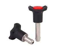 Pasador superior for barco, pasador de liberación rápida, pasadores de bloqueo de bola, pasadores de bloqueo, 1 pieza VCN121 pasador de localización de bola de acero de liberación rápida, diámetro 5/6