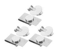 Pasadores Acero Inoxidable Magnéticos Invisibles de Corbata 3 Pares | Plata, para Hombre, Uso en Boda y Trabajo, Imagen Profesional, Ajuste Instantáneo
