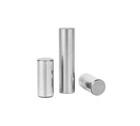 Pasadores cilíndricos sólidos de acero con rodamiento de alta precisión, pasador paralelo fijo Locat altamente endurecido M5 M6 M8 M10(M6-20pcs,12mm)