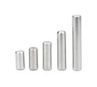 Pasadores de acero inoxidable con cabeza redonda, Pasadores de localización cilíndricos acero inoxidable 304 M1 a M10, paquete 3-50 piezas GB119(30mm,M6 10pcs)