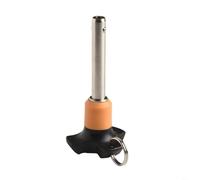 Pasadores de acero inoxidable de liberación rápida, diseño de bloqueo automático, pasador de retención con botón de 68 mm para un fácil funcionamiento (8 mm-VCN120-6-40)