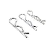 Pasadores de acero inoxidable en forma de R, Pasadores de resorte tipo R acero 1-4 mm x 18-75 , paquete 10/20 piezas(1.6x28mm (20pcs))