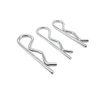 Pasadores de acero inoxidable en forma de R, Pasadores de resorte tipo R acero, M1 a M4, 18-75 mm, paquete varios tamaños(1.6x28mm (20pcs))