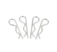 Pasadores de acero inoxidable en forma de R, R Clips Pasador de enganche Horquilla Resorte chaveta Acero M1-M7 Paquete 170 piezas for automóvil(M2x50 (10Pcs))