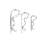 Pasadores de acero inoxidable en forma de R, Surtido de pasadores pelo tipo R ondulados acero, 260 Uds., varios tamaños for coche(20pcs 1.6x28mm)