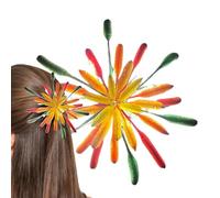Pasadores de Año Nuevo para Mujer | Decoración ligera colorida antideslizante | Pinzas para el pelo de fantasía para mujeres | para vacaciones fiesta en casa, viaje, boda, boda, boda, fiesta, verano