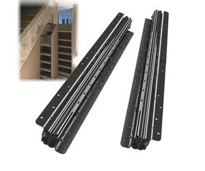 Pasadores De Cajón De Guías Para Cajones,Rieles Cajones,2 Piezas Rieles De Escalera Pesada,Capacidad Carga 120 Kg,Para Cajones Extensión(400-900mm)