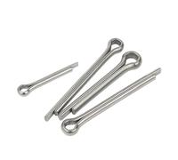Pasadores de chaveta acero inoxidable 304 | Plata M1-M8 8-80 mm 2-100 Piezas for Automotriz Camiones Coches Césped(M3 x 60 mm (20pcs))