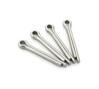 Pasadores de chaveta surtidos, pasadores divididos, horquilla resorte en forma U acero inoxidable 304, Clip elástico abierto varios tamaños for coche(M2x50mm 50pcs)
