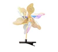 Pasadores de con lentejuelas de molino de viento, horquilla de molino de viento con purpurina colorida, accesorios de dibujos animados aleatorios para fiestas de cumpleaños