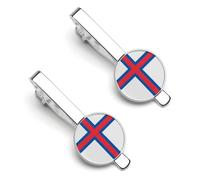 Pasadores De Corbata Con La Bandera Nacional De Las Islas Feroe Para Hombre Barra Para Corbata Bodas Negocios Vida Cotidiana Aniversario De Boda Regalos De Empresa