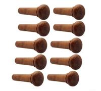 Pasadores de extremo de violín, 10 piezas de clavos de cola de palisandro para violín 4/4 3/4, clavijas de extremo de palo de rosa (A)