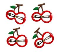 Pasadores de fresa de los años 2000 para el pelo, horquilla de piña dulce, soporte para cola de caballo, uva de los años 2000 para mujeres y bebés con diseños de frutas