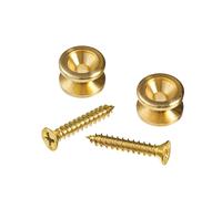 Pasadores de lat n macizo Planet Waves de D'Addario Accessories - Dorados (par)