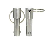 Pasadores De Liberación Rápida 1 Uds. De diámetro de 6mm a 16mm, Pin liberación rápida, anillo tracción, resorte , bloqueo bola acero inoxidable(BLPFS-6mm,Usable Length 10mm)