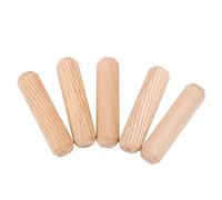 Pasadores de madera 100pcs Pasadores de madera de bricolaje de grano cruzado para muebles M10 x 40 mm