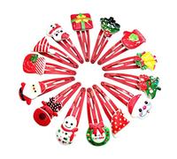 Pasadores de Navidad para el pelo, diseño de muñeco de nieve, Papá Noel, regalos de fiesta para niñas y mujeres