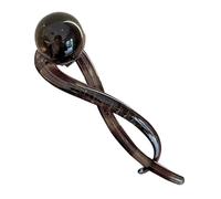 Pasadores de pelo con torcedura francesa, pinzas para plátano, perlas para el pelo,Clip de garra de horquilla de perlas | Accesorios para el cabello antideslizantes, pinzas para el cabello planas, pin