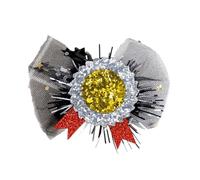 Pasadores de pelo de malla con temática de graduación con purpurina para sombrero de graduación, pinza para el pelo, herramienta de peinado para fiestas