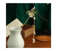 Pasadores De Pelo Horquilla de pelo de mariposa con borlas de perlas, placa directa, tocado de novia blanco, tenedor for el pelo, adornos de joyería Palillo Del Accesorio Del Pelo(Color:25)
