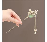 Pasadores De Pelo Palillos for el cabello con flecos de flores, horquilla de Metal femenina a la moda, adorno for el cabello femenino, herramientas de estilismo Palillo Del Accesorio Del Pelo(Color:45