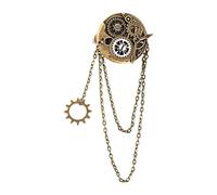 Pasadores de pelo retro, punk, resina punk, broche de engranaje - Pinza decorativa ligera para el pelo, horquilla portátil para bailes, fiestas, cosplay, baile de regreso a casa