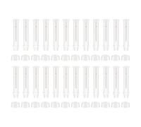 Pasadores de plástico para juntas de piscina, paquete de 24 conectores de repuesto ABS con sellos de goma para piscinas de marco rectangular Intex 2016+, color blanco de 5 cm