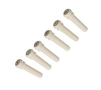 Pasadores de Puente de Hueso Ranurado, Incrustación de Puntos, Actualización Look para, bajo de Rango Medio Mejorar Agudos Brillantes, Guitarra Acústica de Tono Uniforme