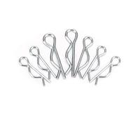 Pasadores de resorte, 3-50 piezas de resorte chaveta retención enganche horquilla acero al carbono(2x40mm 15pcs)