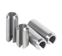Pasadores de resorte de acero inoxidable, Pasador dividido ranurado con resorte de acero inoxidable M8 304 de 16-80 mm(M8X30mm-1pcs)