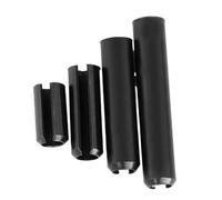 Pasadores de resorte de acero inoxidable, Pasadores de resorte partidos M8 (16-100 mm) Acero al carbono negro Paquete de 5-20 piezas(M8x25mm-5pcs)