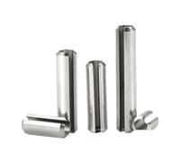 Pasadores de resorte divididos Pasador de posicionamiento cilíndrico, pasador de chaveta, pasador elástico M4-M8, pasador elástico de acero inoxidable 304(M6x35(15pcs))