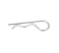 Pasadores de Retención de Clips en B Surtido de Pasadores de Enganche de Chaveta Chapados en Zinc para Tractores Zinc B Tipo Cotter Pin Tractor Pin Clips Sujetador Surtido (3.5x75mm) 10 Unids