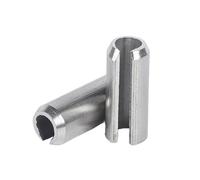 pasadores de rodillo, 304 tamaños divididos ranurados del múltiplo de la tensión de los pernos del rollito de primavera del acero inoxidable A2(M4x12(10pcs))