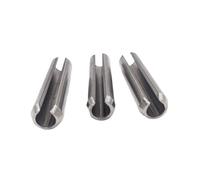 pasadores de rodillo, Pasadores de resorte de acero inoxidable 304 M1.5-M10 4 mm-80 mm Paquete de 1,5,10,50 piezas(M6--10pcs,50mm)