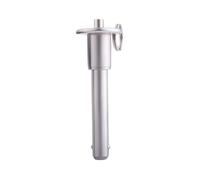 pasadores de seguridad, Pasador de liberación rápida acero inoxidable VCN110 25 mm diámetro, pasador bloqueo bola, accesorio con botón(Silver,VCN110 25 60mm)