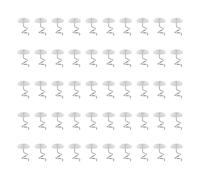 Pasadores de Torsión Transparentes para Tapicería, ganchos de resorte invisibles, 50 piezas for sofá silla fundas y reparaciones