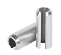 Pasadores huecos de metal con resorte dividido, Pasadores de resorte divididos M6 acero inoxidable 304, longitudes 10-70 mm, paquete surtido(M6x60mmx20pcs)