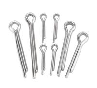 Pasadores metálicos de acero inoxidable 304, pasadores partidos, fijaciones de chaveta, pasador partido de eslabón rígido for caja(M2x35mm-100pcs)