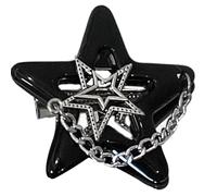 Pasadores para el pelo, bonitos accesorios antideslizantes para el cabello, horquillas de estrella para el pelo, decoración de pelo de moda, horquillas para festivales, 1 unidad/2 unidades