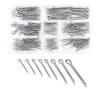 Pasadores Partidos Pasador Chaveta Partida de Acero Inoxidable M1.5 M2 M2.5 160Piezas Kit de Pasadores de Chaveta para automóviles, autocaravanas, herramientas de jardín