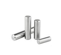 pasadores, Pasadores cilíndricos de acero inoxidable 304 GB119 M1-M10 X 4-100 mm plateados(6mm,M4 x10pcs)