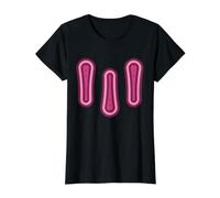 Pasadores Realmente como pasadores - Pasador para el Pelo Camiseta gráfica económica, Mujer, Negro, XL