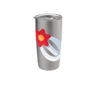 Pasadores realmente como pasadores - Pasador para el pelo Vaso térmico de acero inoxidable de doble pared