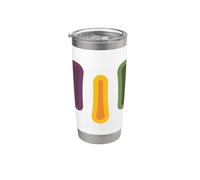 Pasadores realmente como pasadores - Pasador para el pelo Vaso térmico de acero inoxidable de doble pared